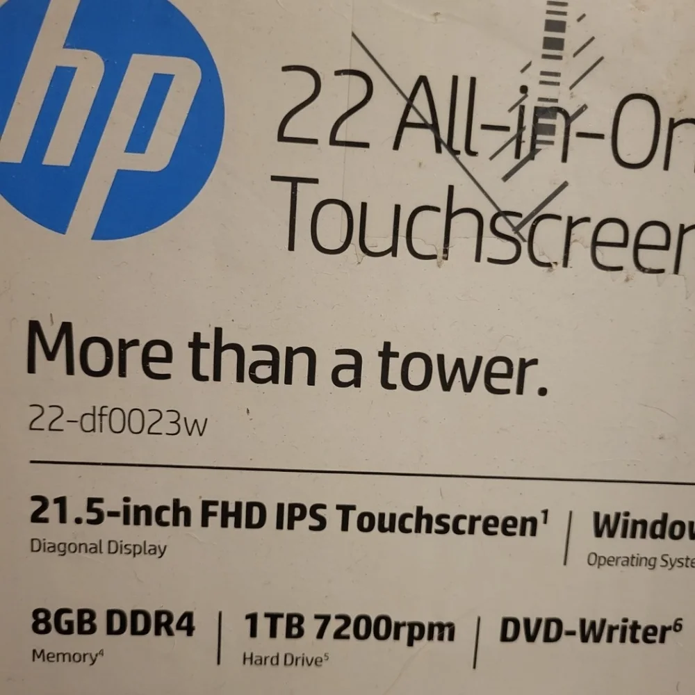 HP 22 All In One PC.